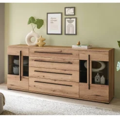 Wohnzimmer Schrankvitrinen & Wandboard - Brocus (vierteilig)