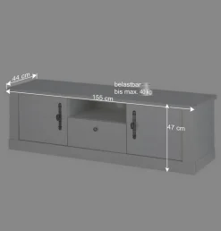 Wohnzimmer Schränke & Regal Set - Liancos (dreiteilig)