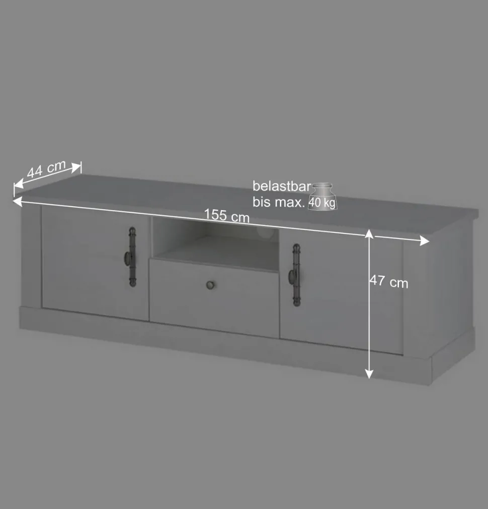 Wohnzimmer Schränke & Regal Set - Liancos (dreiteilig)