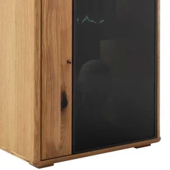 Wohnzimmer Schränke aus Wildeiche & Metall - Flacona (dreiteilig)