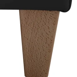 Wohnzimmer Sessel aus Kunstleder in Schwarz - Zykla