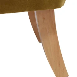 Wohnzimmer Sessel in Gelb Veloursbezug - Rosario