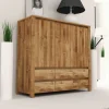 Wohnzimmer Sideboard Nadalia aus Wildeiche Massivholz