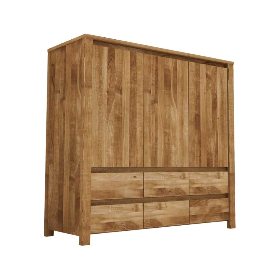 Wohnzimmer Sideboard Nadalia aus Wildeiche Massivholz