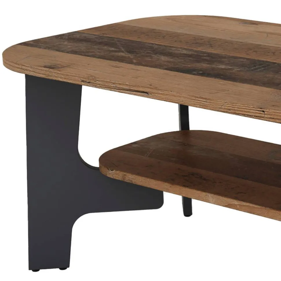 Wohnzimmer Sofatisch mit zusätzlicher Ablage - Ricarda