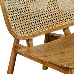 Wohnzimmer Stuhl aus Teak Massivholz - Vivienno