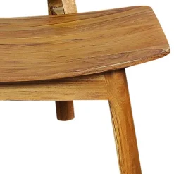 Wohnzimmer Stuhl aus Teak Massivholz - Vivienno
