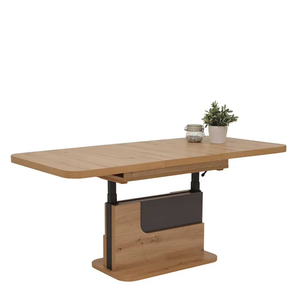 Wohnzimmer Säulentisch höhenverstellbar - Karima