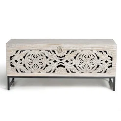 Wohnzimmer Truhentisch im Vintage Look - Fudorus