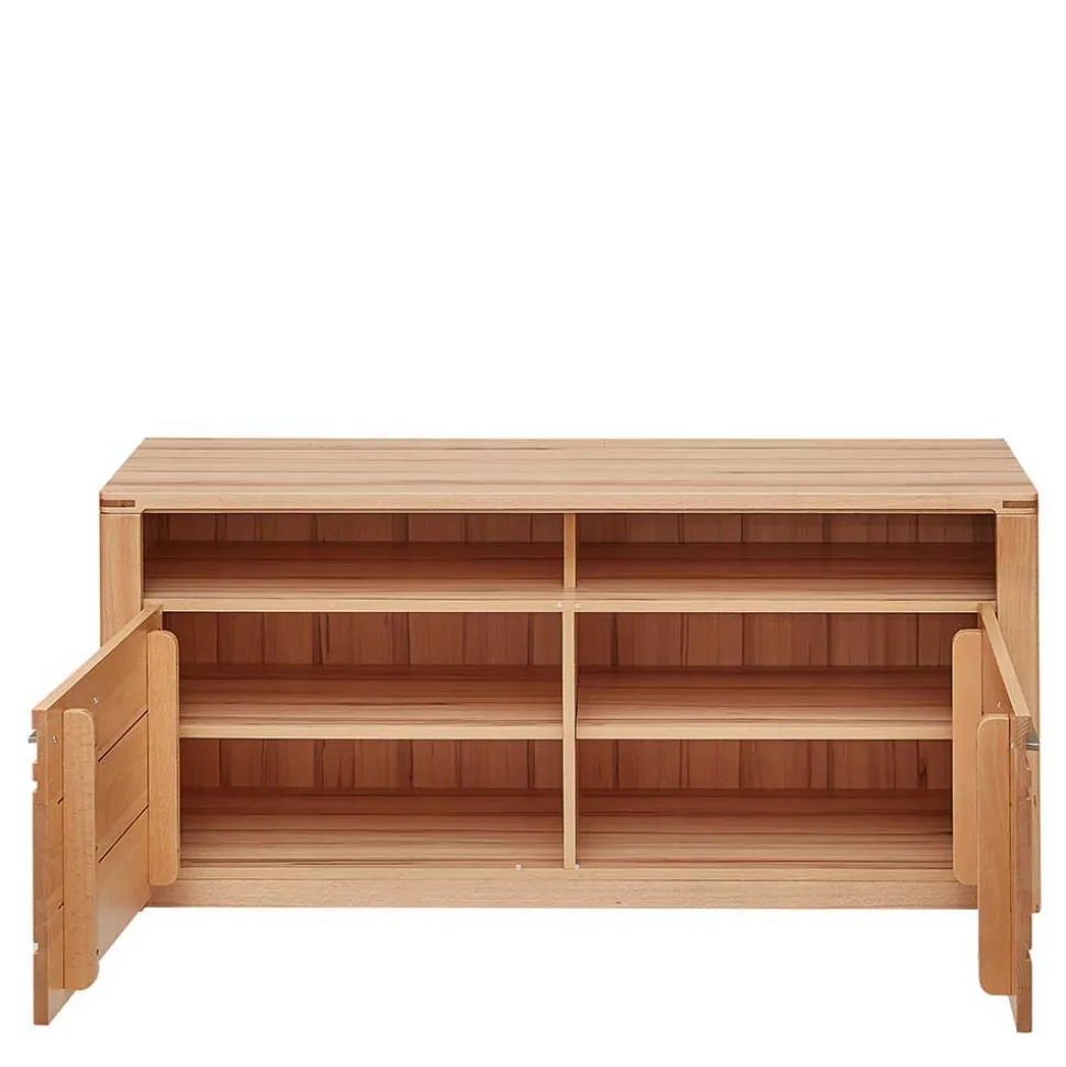 Wohnzimmer TV Anbauwand Möbelset - Amyonta (vierteilig)