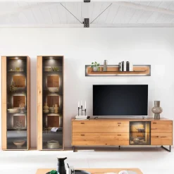 Wohnzimmer TV Wohnwand modern - Drinidad (vierteilig)