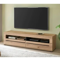 Wohnzimmer TV-Möbel-Set in Eiche - Brocus (vierteilig)