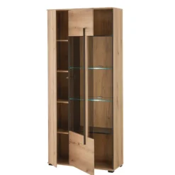 Wohnzimmer TV-Möbel-Set in Eiche - Brocus (vierteilig)