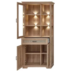 Wohnzimmer Vitrine mit LED Beleuchtung - Barack