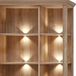 Wohnzimmer Vitrine mit LED Beleuchtung - Barack