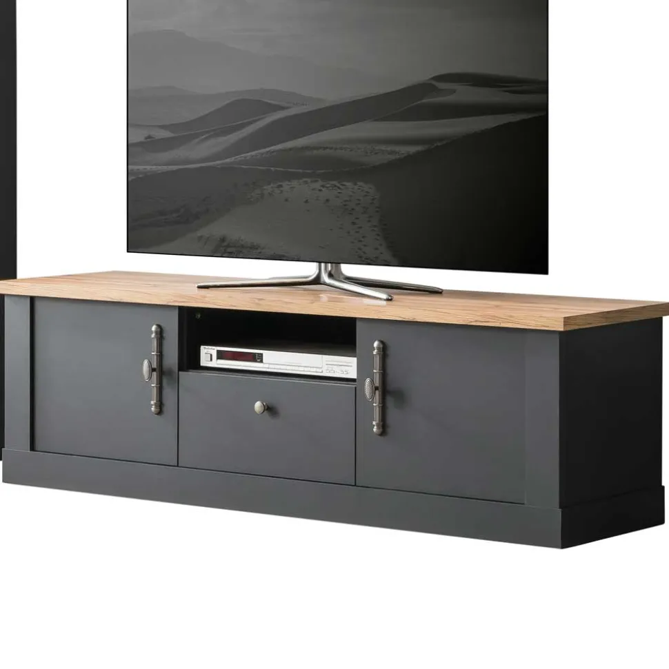 Wohnzimmer Wohnwand - Landhaus modern - Lionel (vierteilig)