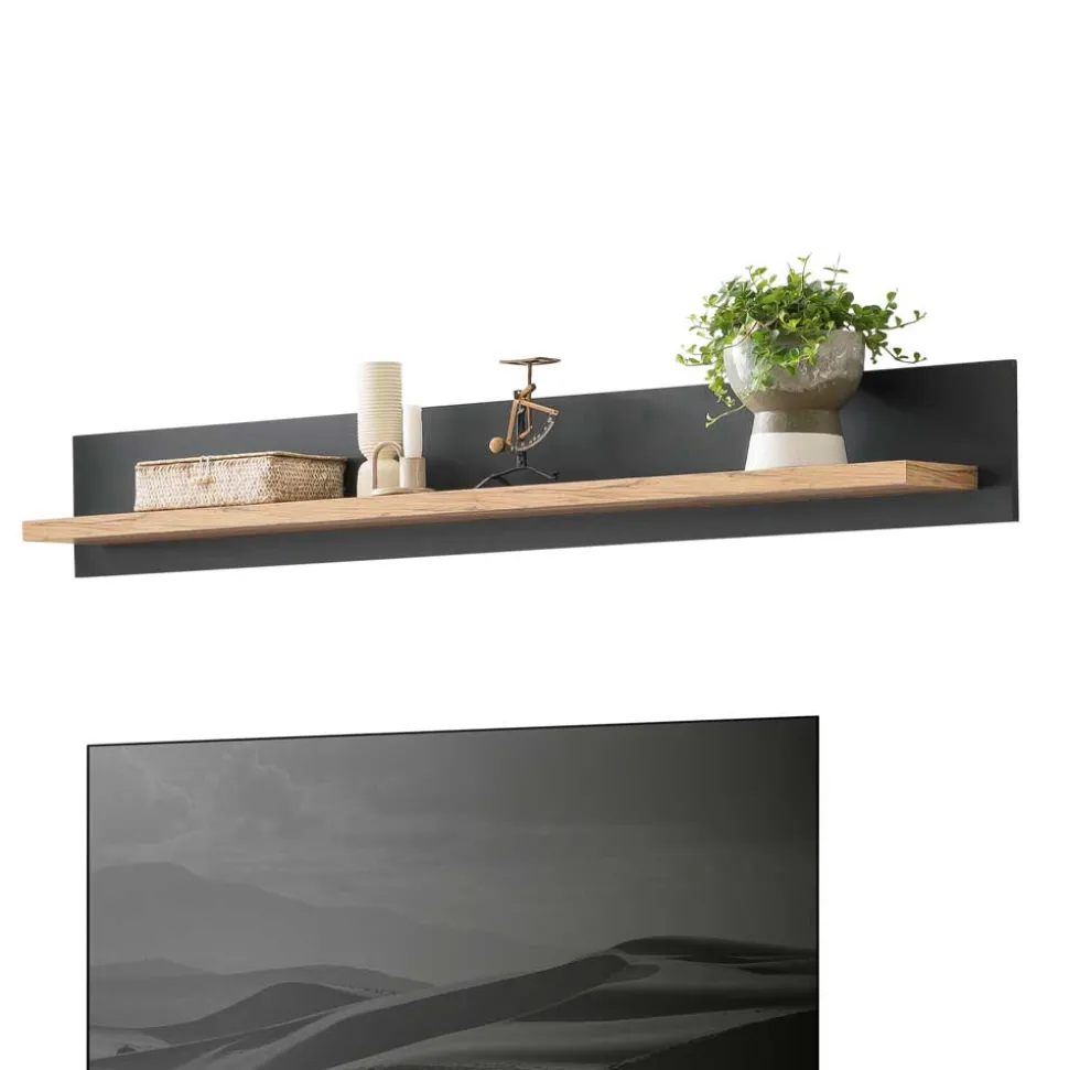 Wohnzimmer Wohnwand - Landhaus modern - Lionel (vierteilig)