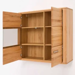 Wohnzimmer Wohnwand Athias aus Kernbuche (vierteilig)