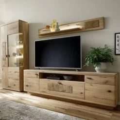 Wohnzimmer Wohnwand in Asteiche Hell - Losiamos (dreiteilig)