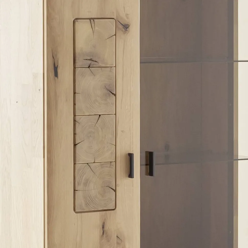 Wohnzimmer Wohnwand in Asteiche Hell - Losiamos (dreiteilig)