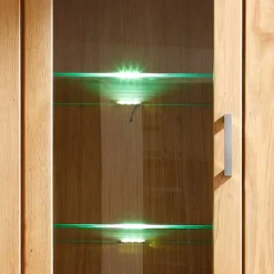 Wohnzimmer Wohnwand Ladressa aus Wildeiche geölt und gewachst (vierteilig)