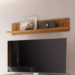 Wohnzimmer Wohnwand Ladressa aus Wildeiche geölt und gewachst (vierteilig)