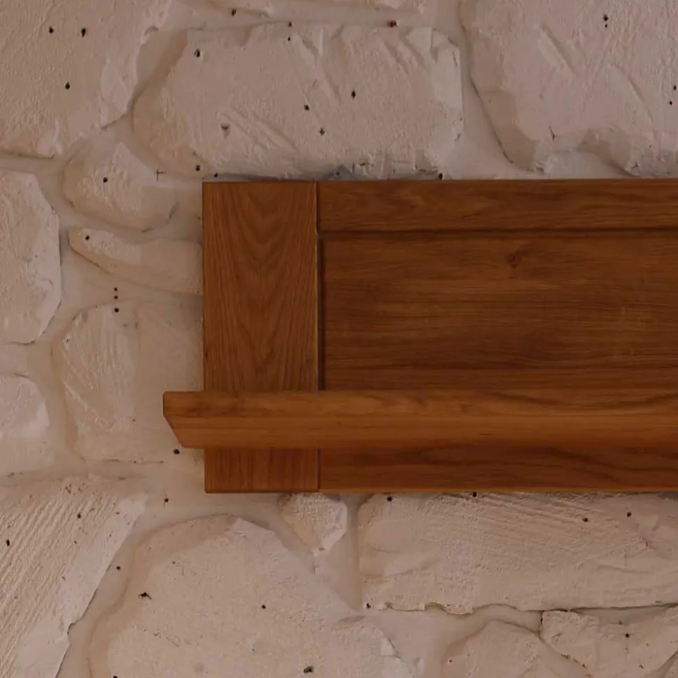 Wohnzimmer Wohnwand Ladressa aus Wildeiche geölt und gewachst (vierteilig)