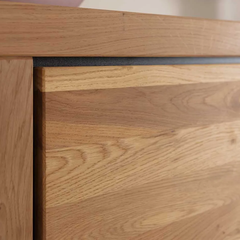 Wohnzimmer Wohnwand teilmassiv - Vlacoma (vierteilig)