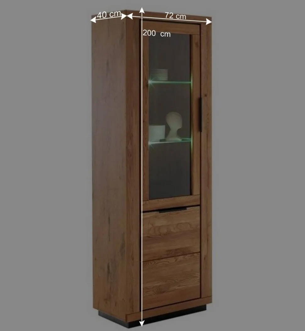 Wohnzimmer Wohnwand teilmassiv - Vlacoma (vierteilig)