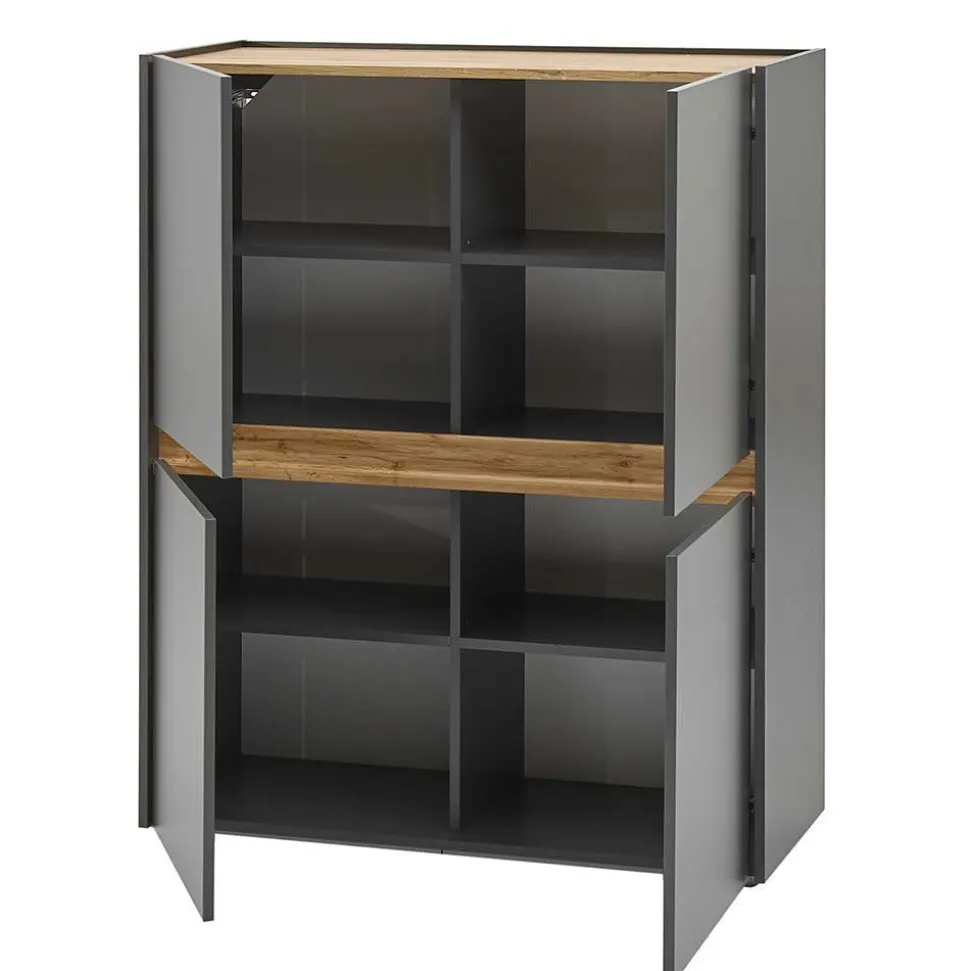 Wohnzimmer Wohnwandmöbel Kombi - Ahilav (vierteilig)