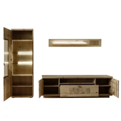 Wohnzimmer Wohnwandmöbel Set - Losiamos (dreiteilig)