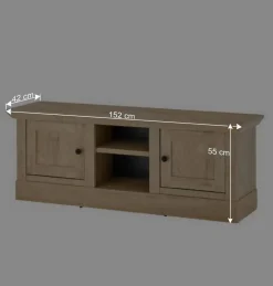 Wohnzimmer-Landhausmöbel Set - Hengas (vierteilig)