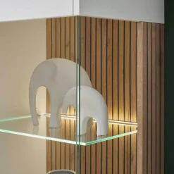 Wohnzimmermöbel Set zweifarbig - Nenaloro (fünfteilig)