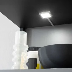 Wohnzimmermöbel TV Wand in Grau - Ridona (dreiteilig)