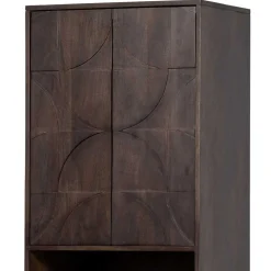 Wohnzimmerschrank in Walnussfarben - Luisa