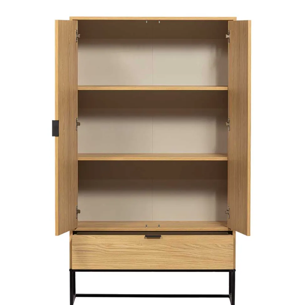 Wohnzimmerschrank mit Doppeltür und Schublade - Ariadelco