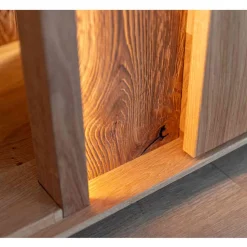 Wohnzimmerschrank mit Glas und LED Licht - Cocondar