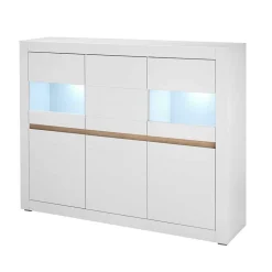 Wohnzimmerschrank mit Glaseinsätzen - Ilana