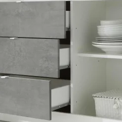 Wohnzimmerschränke in Beton Optik - Narandu (zweiteilig)