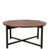 Wohnzimmertisch aus Mangoholz in Dunkelbraun - Valuta