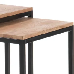 Wohnzimmertisch Duo aus Asteiche massiv - Bigova (zweiteilig)