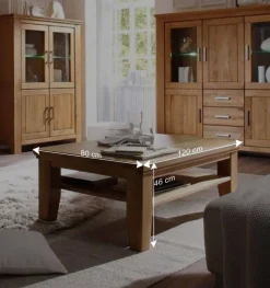 Wohnzimmertisch Ladressa aus Wildeiche geölt