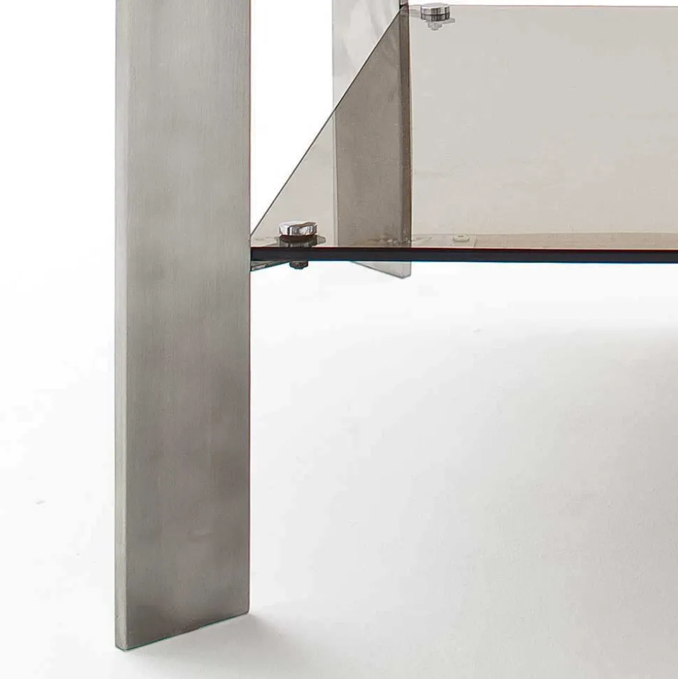 Wohnzimmertisch mit Asteiche Platte - Rajavo