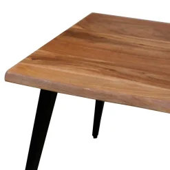 Wohnzimmertisch mit Natur-Baumkante - Filmau