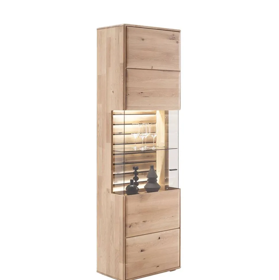 Wohnzimmervitrine in Asteiche Hell - Azzurian