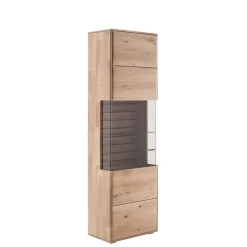 Wohnzimmervitrine in Asteiche Hell - Azzurian