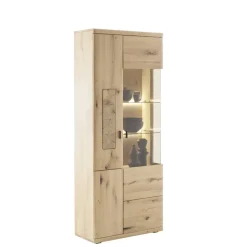 Wohnzimmervitrine in Asteiche Hell - Losiamos