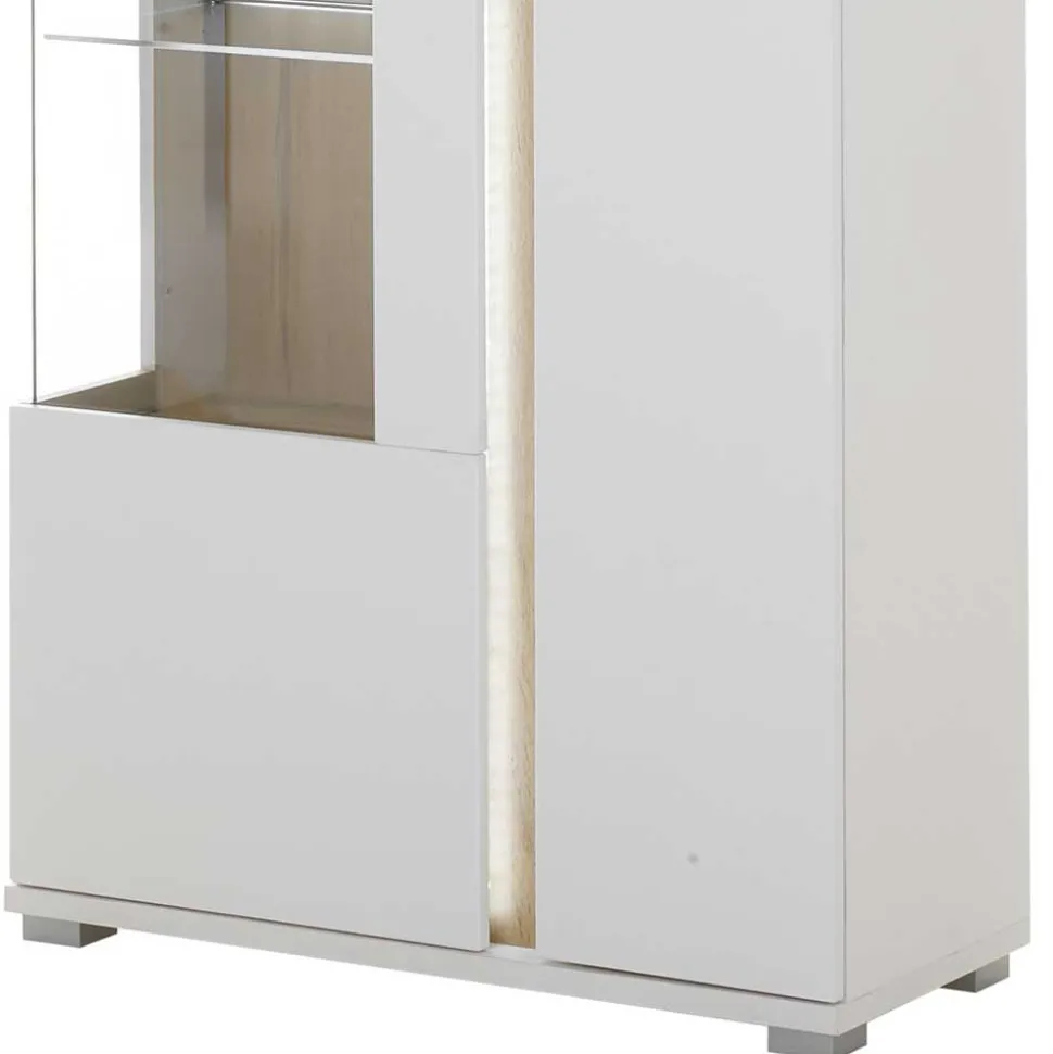 Wohnzimmervitrine mit LED Beleuchtung - Racelyn