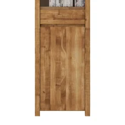 Wohnzimmervitrine Nadalia aus Wildeiche Massivholz