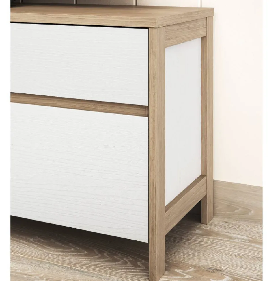 Wohnzimmer-Wohnwand Set - Ovidio (vierteilig)